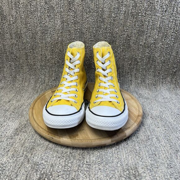 Converse Unisex Chuck Taylor All Star 130125F Yellow Casual Shoes Sneaker M8 W10 - Picture 2 of 8